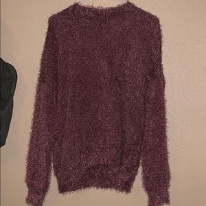 Fuzzy Pink Sweater